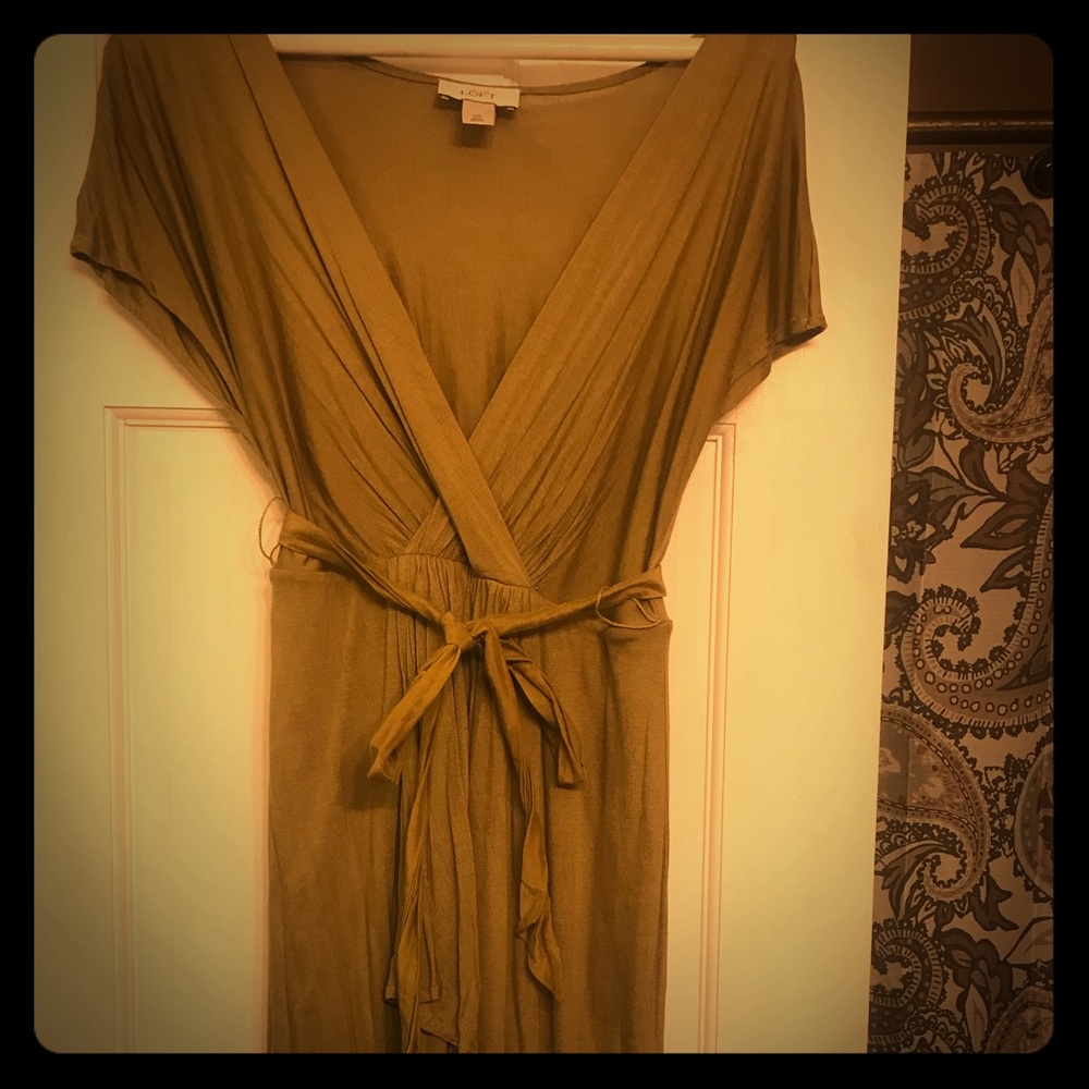 Green loft dress